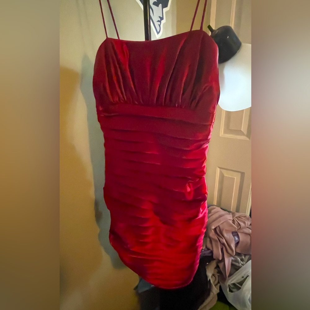 Red dress